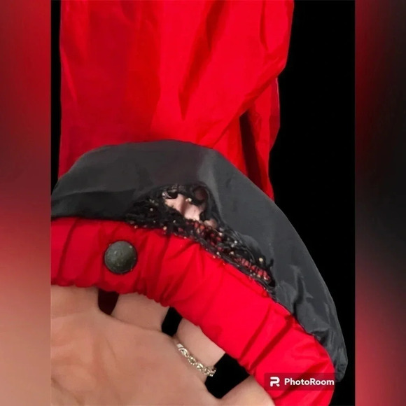 Vintage unisex NORTH FACE Red Goretex Waterproof Ski Snow Pants USA Made Medium - Picture 2 of 6